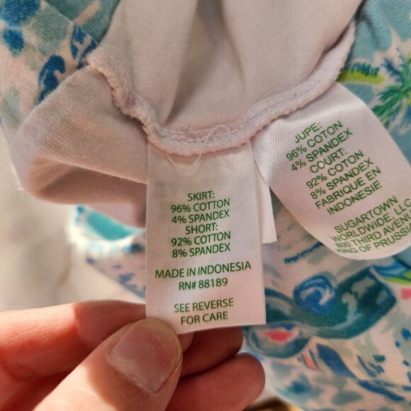 Lilly Pulitzer Madison Skort Golfing Tennis Skirt Pickleball Floral Tropical S - Picture 6 of 7